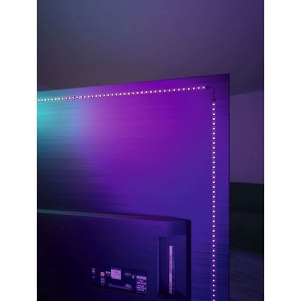 Paulmann 78880 - LED/3,5W RGB Pritemdoma juostelė televizoriui 2m ZOLL 5V + nuotolinio valdymo pultas