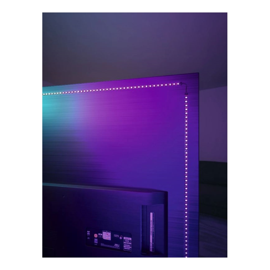 Paulmann 78880 - LED/3,5W RGB Pritemdoma juostelė televizoriui 2m ZOLL 5V + nuotolinio valdymo pultas