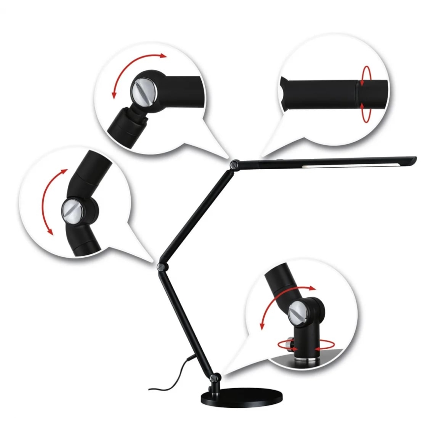 Paulmann 78912 - LED/10,6W Reguliuojama stalinis šviestuvas FLEXBAR 230V 3000/4000/6500K