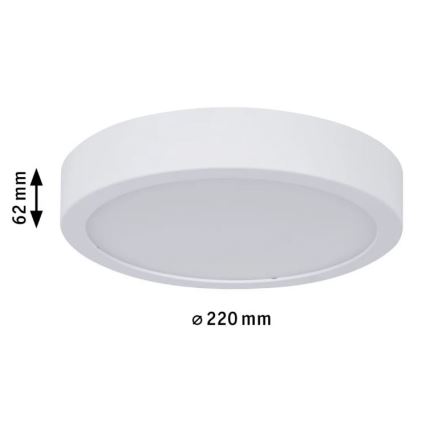 Paulmann 78923 - LED/13W IP44 Pritemdomas sieninis vonios šviestuvas AVIAR 230V