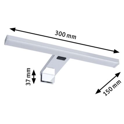 Paulmann 78950 - LED/3,7W IP44 Vonios veidrodžio apšvietimas SELO 2700-6500K 230V