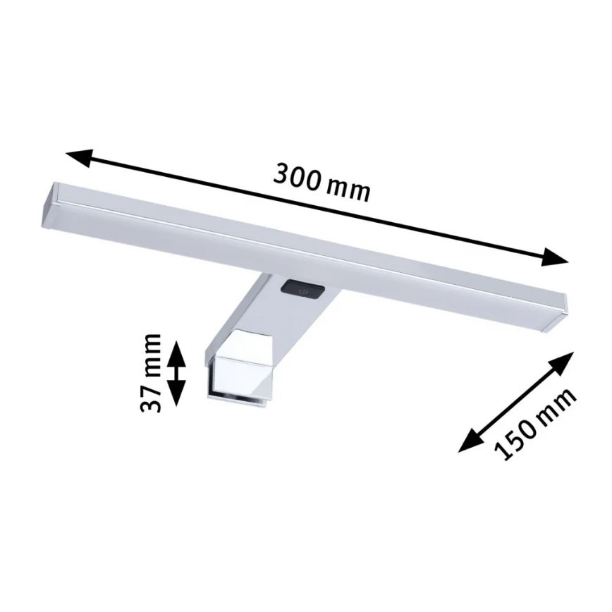 Paulmann 78950 - LED/3,7W IP44 Vonios veidrodžio apšvietimas SELO 2700-6500K 230V