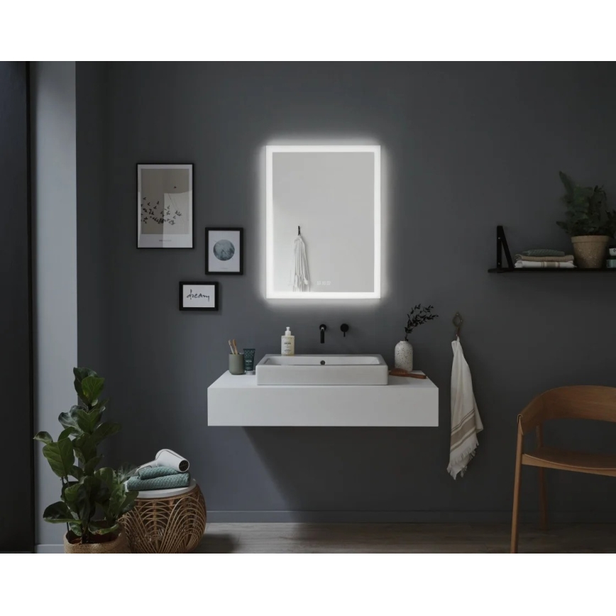 Paulmann 78951 - LED/22W IP44 Pritemdomas šildomas vonios veidrodis su apšvietimu 230V