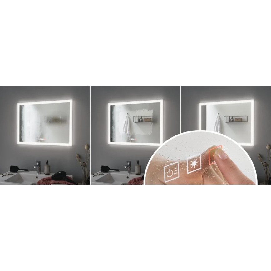 Paulmann 78951 - LED/22W IP44 Pritemdomas šildomas vonios veidrodis su apšvietimu 230V