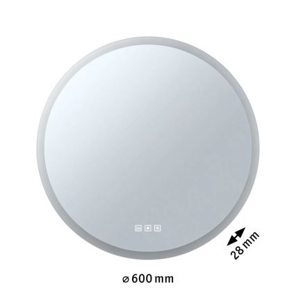 Paulmann 78952- LED/21W IP44 Pritemdomas vonios veidrodis su apšvietimu MIRA 230V