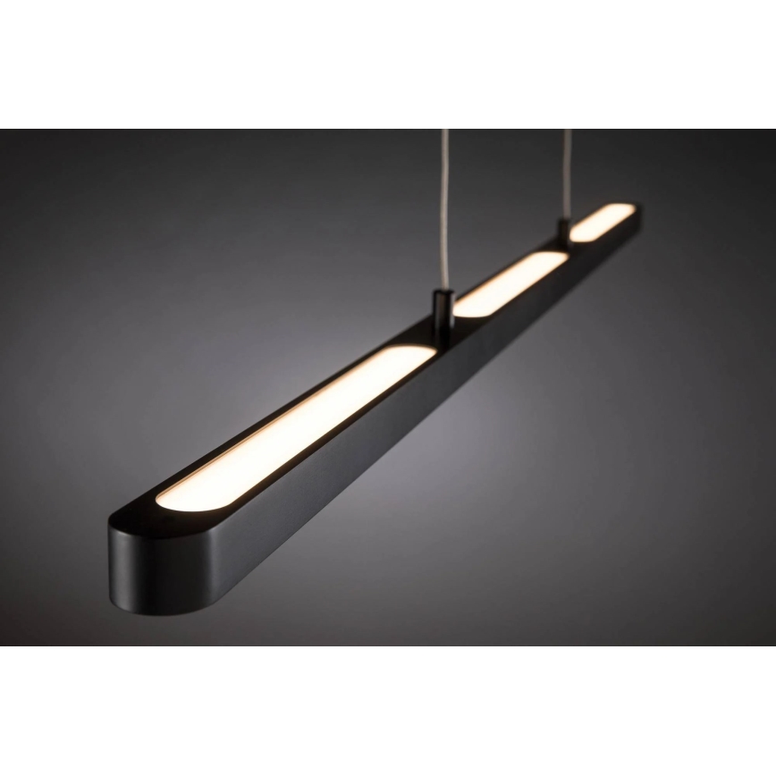 Paulmann 79693 - LED/42W Reguliuojamas pakabinamas sietynas LENTO 230V juodas
