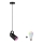 Paulmann 79766 - LED RGBW 1xE27/9W pakabinama liustra ant laido LAVEA 230V juoda