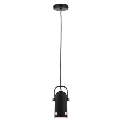 Paulmann 79766 - LED RGBW 1xE27/9W pakabinama liustra ant laido LAVEA 230V juoda