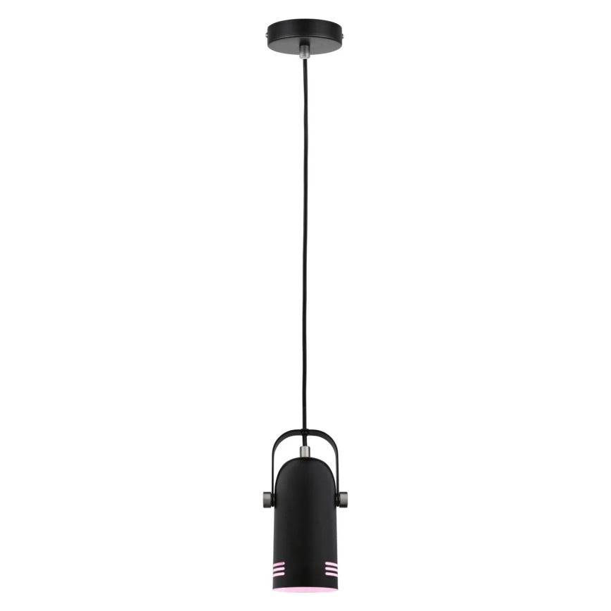 Paulmann 79766 - LED RGBW 1xE27/9W pakabinama liustra ant laido LAVEA 230V juoda