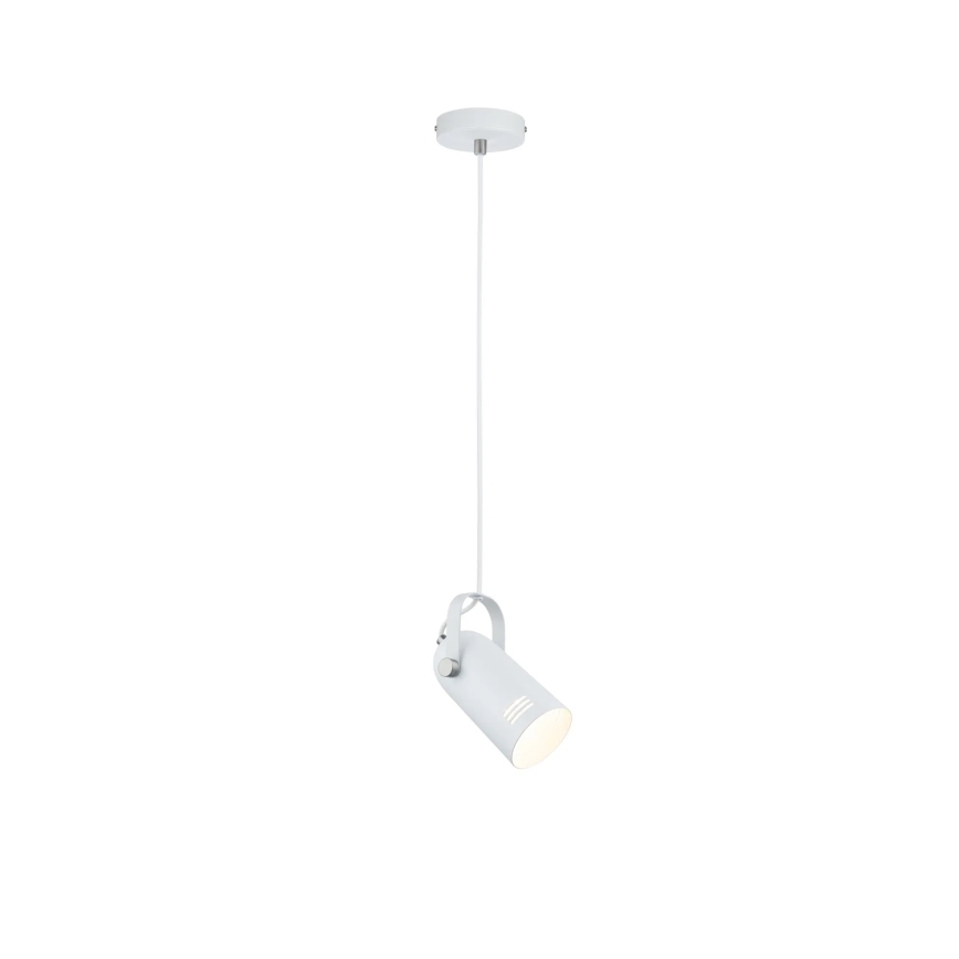 Paulmann 79767 - 1xE27/15W Pakabinama liustra LAVEA su laidu 230V balta