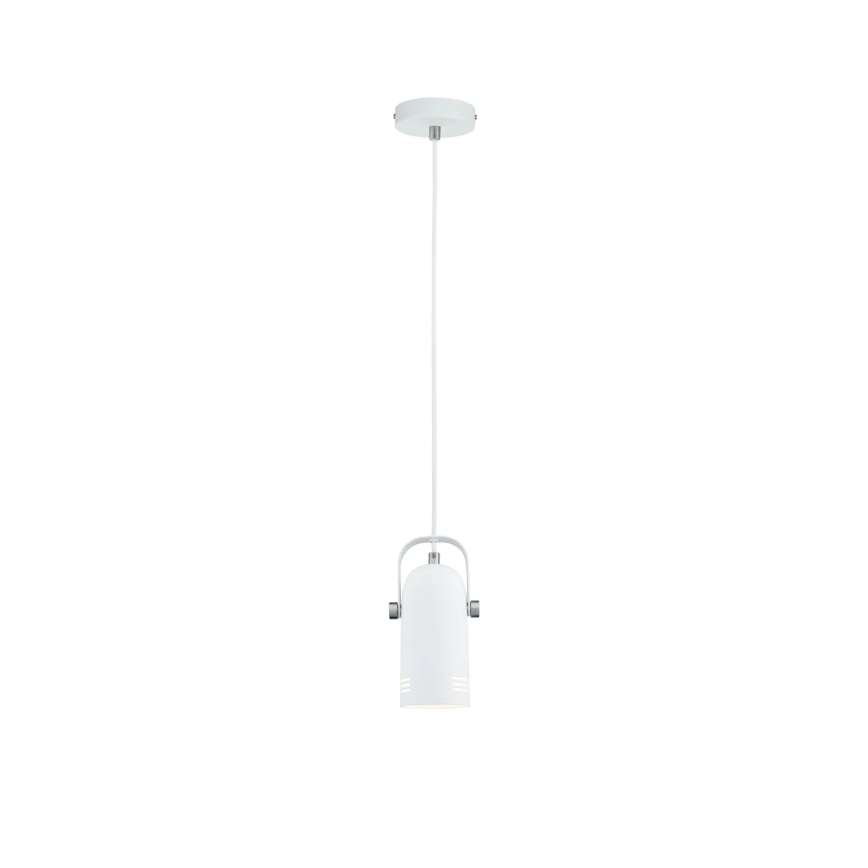 Paulmann 79767 - 1xE27/15W Pakabinama liustra LAVEA su laidu 230V balta