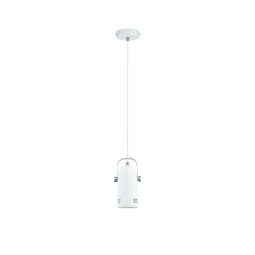 Paulmann 79767 - 1xE27/15W Pakabinama liustra LAVEA su laidu 230V balta