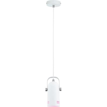 Paulmann 79767 - LED RGBW 1xE27/9W Pakabinamas šviestuvas su laidu LAVEA 230V baltas