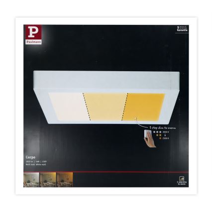 Paulmann 79801 - LED/13W Lubinis šviestuvas CARPO 230V 2300/2500/3000K