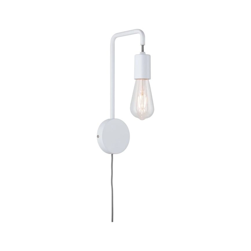 Paulmann 79811 - 1xE27/40W sieninis šviestuvas CALVANI 230V baltas