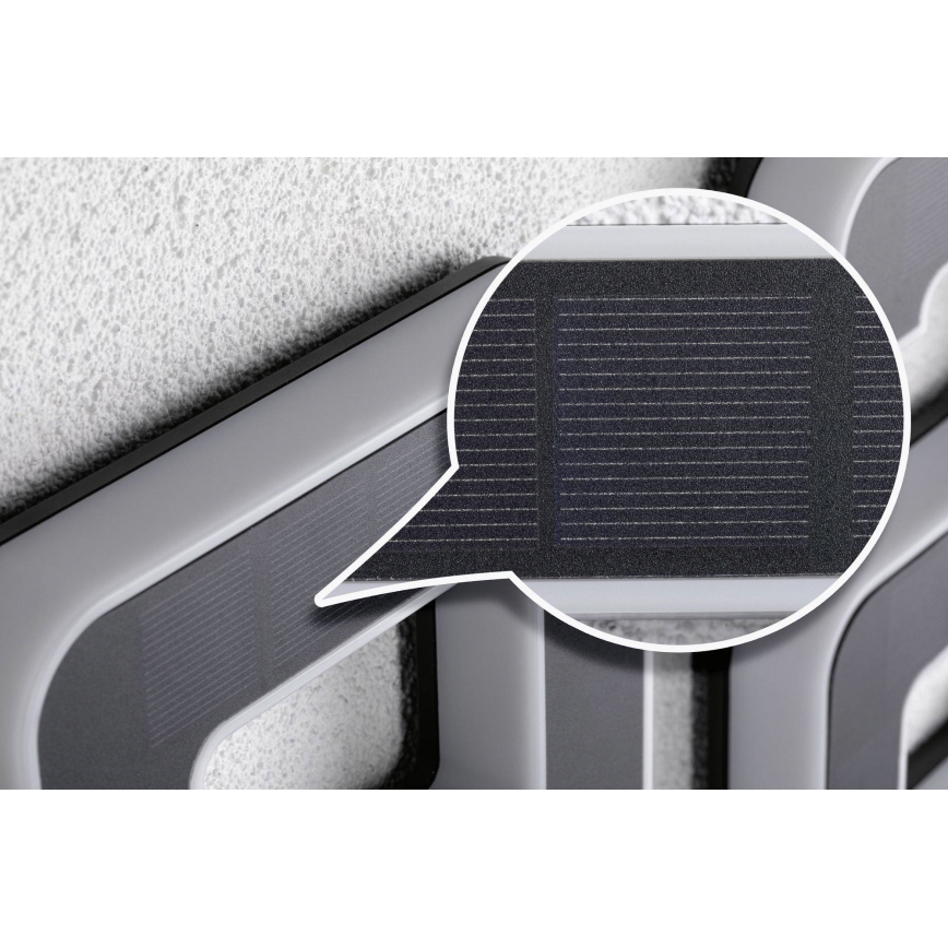 Paulmann 79842 - LED/0,2W IP44 Saulės energijos namo numeris 1,2V 1500 mAh