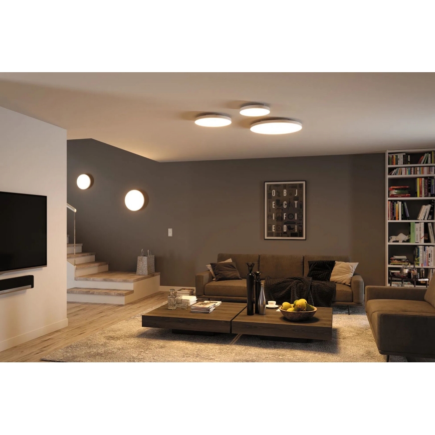 Paulmann 79894 - LED/38W lubinis šviestuvas VELORA 230V 3000/4000/6500K Ø 60 cm baltas