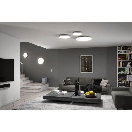 Paulmann 79894 - LED/38W lubinis šviestuvas VELORA 230V 3000/4000/6500K Ø 60 cm baltas