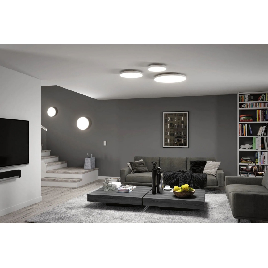 Paulmann 79894 - LED/38W lubinis šviestuvas VELORA 230V 3000/4000/6500K Ø 60 cm baltas