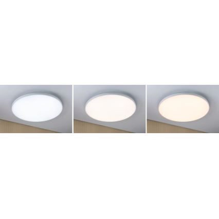 Paulmann 79894 - LED/38W lubinis šviestuvas VELORA 230V 3000/4000/6500K Ø 60 cm baltas