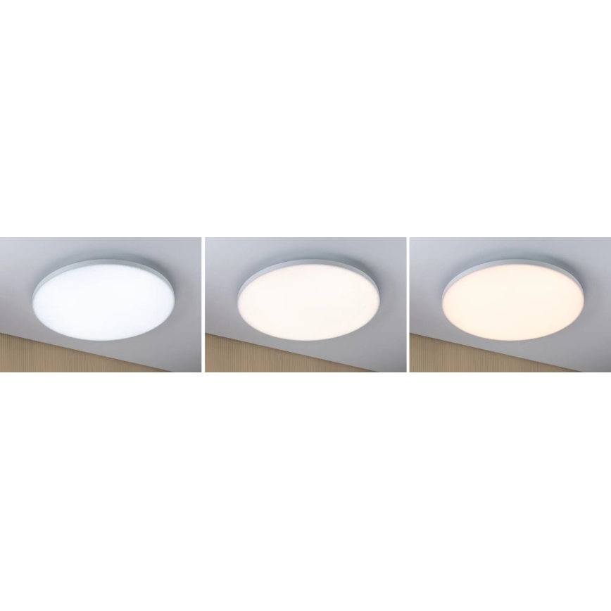 Paulmann 79894 - LED/38W lubinis šviestuvas VELORA 230V 3000/4000/6500K Ø 60 cm baltas