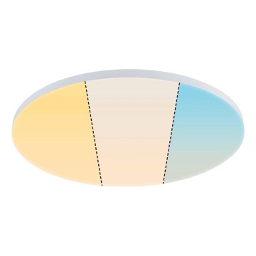 Paulmann 79894 - LED/38W lubinis šviestuvas VELORA 230V 3000/4000/6500K Ø 60 cm baltas