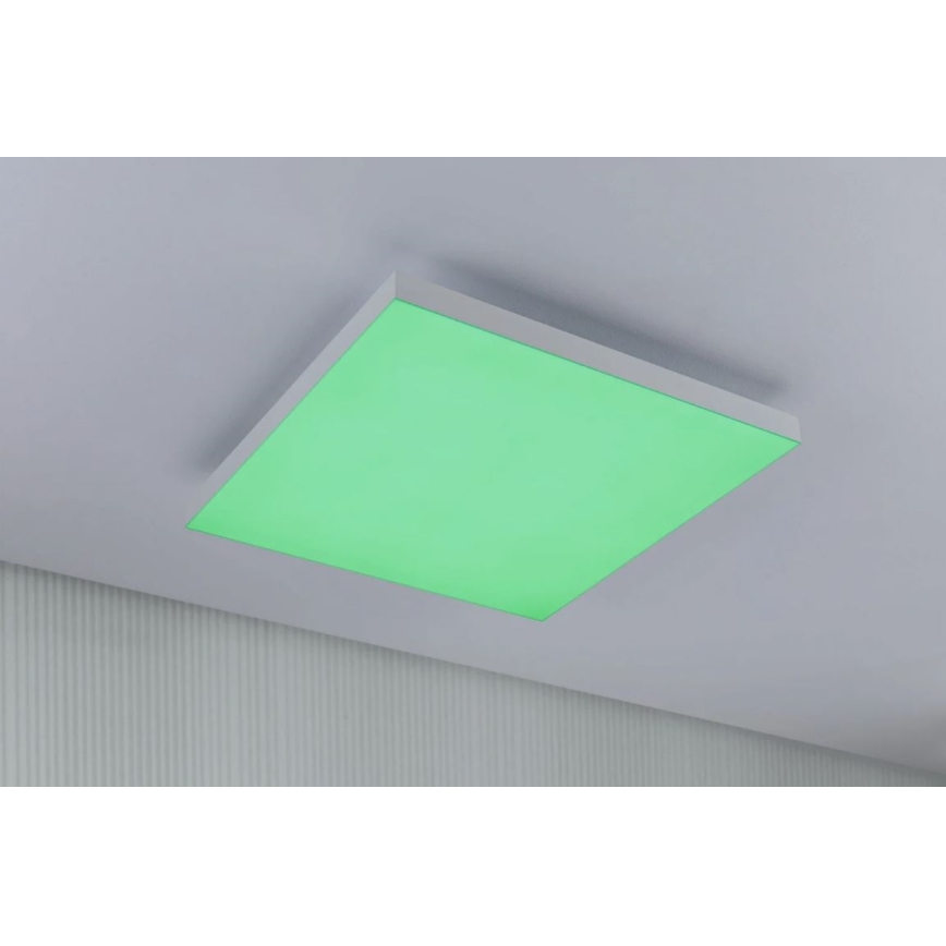 Paulmann 79905 - LED/19W RGBW Reguliuojamas lubų šviestuvas VELORA 230V 3000-6500K + nuotolinis valdymas