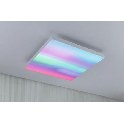 Paulmann 79905 - LED/19W RGBW Reguliuojamas lubų šviestuvas VELORA 230V 3000-6500K + nuotolinis valdymas