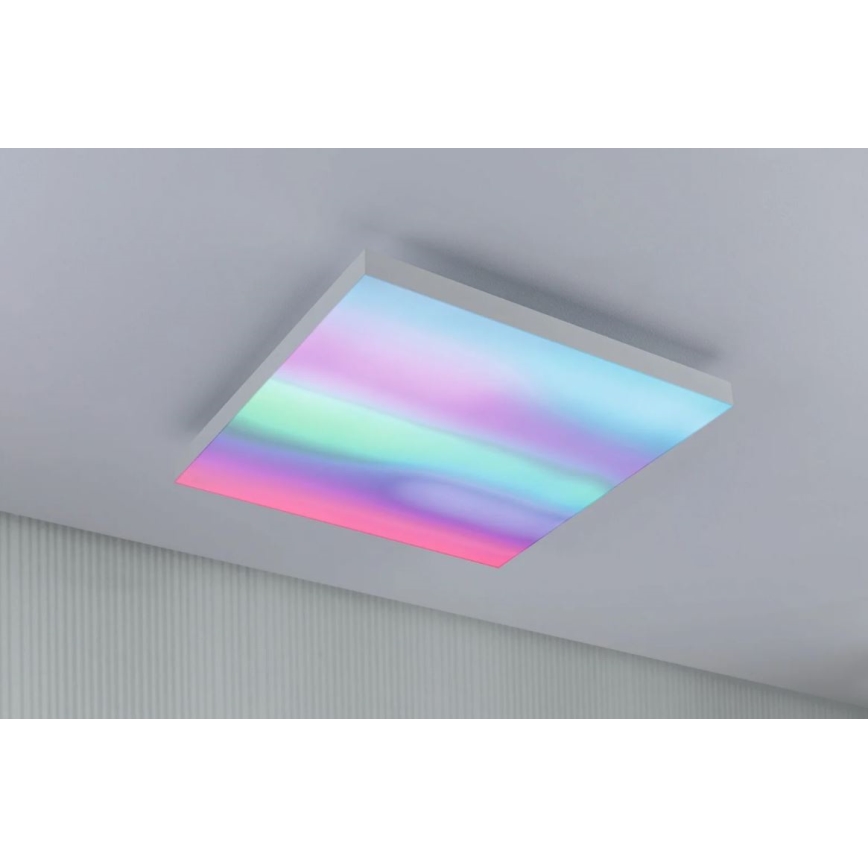 Paulmann 79905 - LED/19W RGBW Reguliuojamas lubų šviestuvas VELORA 230V 3000-6500K + nuotolinis valdymas