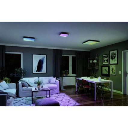 Paulmann 79909 - LED/31W RGBW reguliuojamas lubų šviestuvas VELORA 230V 3000-6500K + nuotolinio valdymo pultas