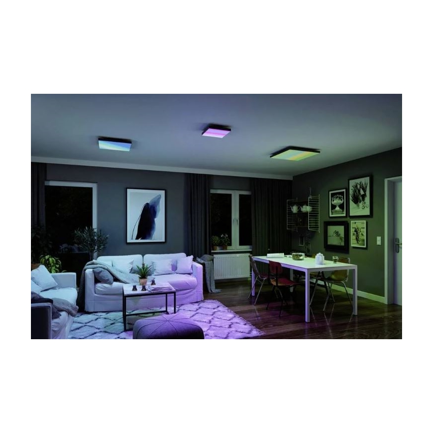 Paulmann 79909 - LED/31W RGBW reguliuojamas lubų šviestuvas VELORA 230V 3000-6500K + nuotolinio valdymo pultas
