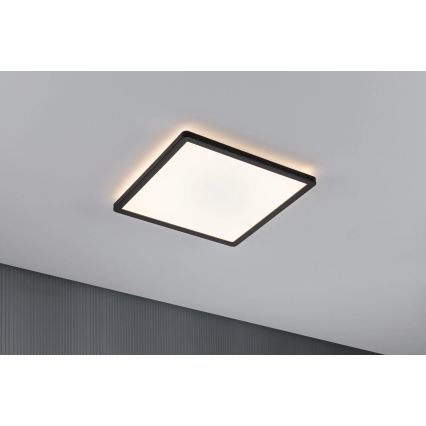 Paulmann 79921 - LED/16W Reguliuojama panelė ATRIA 230V 3000K 29,3x29,3 cm juoda