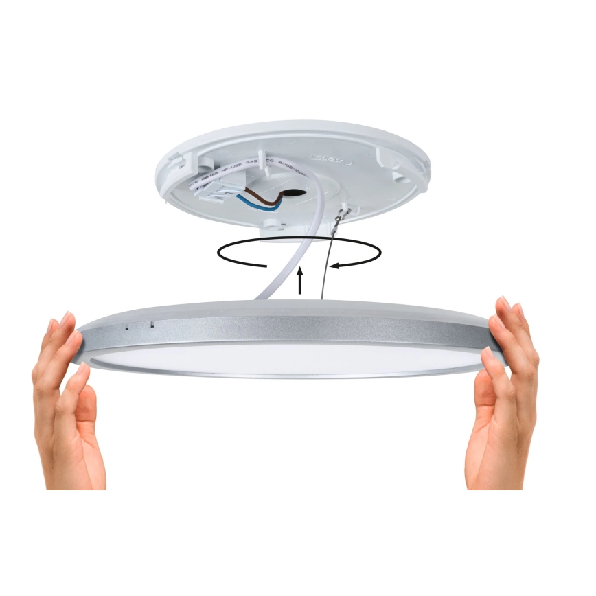 Paulmann 79921 - LED/16W Reguliuojama panelė ATRIA 230V 3000K 29,3x29,3 cm juoda