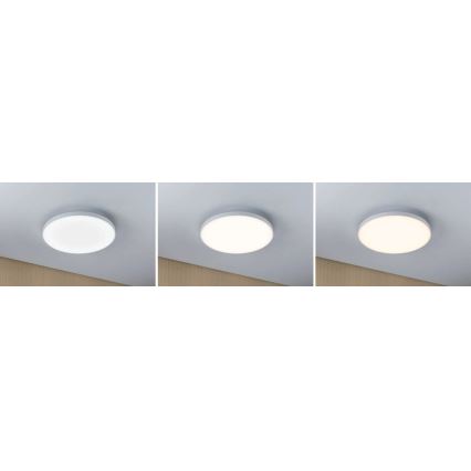 Paulmann 79928 - LED/22W dimeriuojamas lubinis šviestuvas LORIA 230V 2700-6500K skersmuo 40 cm baltas