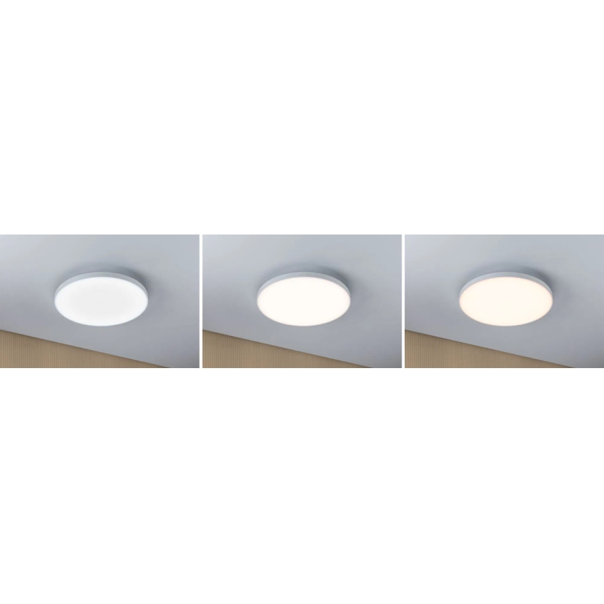 Paulmann 79928 - LED/22W dimeriuojamas lubinis šviestuvas LORIA 230V 2700-6500K skersmuo 40 cm baltas