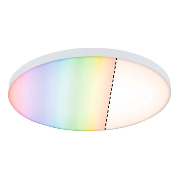 Paulmann 79929 - LED/22W RGBW reguliuojamo ryškumo lubinis šviestuvas LORIA 230V skersmuo 40 cm baltas