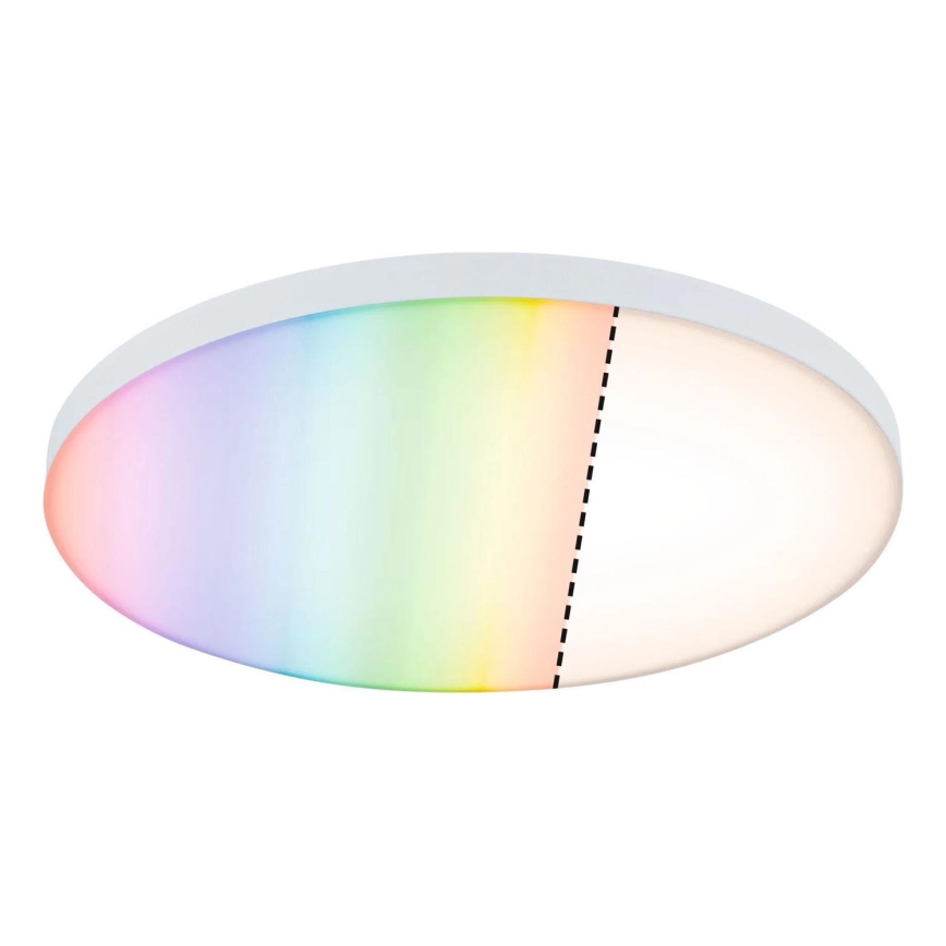 Paulmann 79929 - LED/22W RGBW reguliuojamo ryškumo lubinis šviestuvas LORIA 230V skersmuo 40 cm baltas