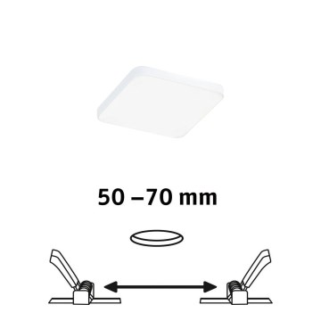 Paulmann 79953 - LED/6W IP44 Dimeriuojamas vonios įleidžiamas šviestuvas VARIFIT 230V