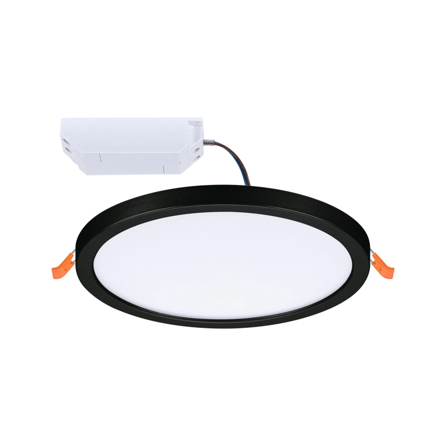 Paulmann 79965 - LED/13W IP44 Reguliuojamas vonios įleidžiamasis šviestuvas AREO 230V Ø 17,5 cm juodas