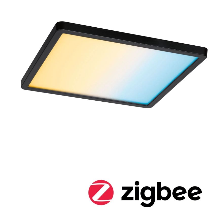 Paulmann 79967 - LED/16W IP44 pritemdomas įleidžiamas vonios šviestuvas AREO 230V 23x23 cm juodas