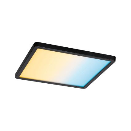 Paulmann 79967 - LED/16W IP44 pritemdomas įleidžiamas vonios šviestuvas AREO 230V 23x23 cm juodas