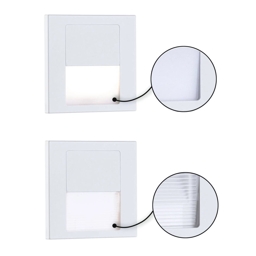 Paulmann 79999 - LED/1W Laiptinės šviestuvai TSARO 230V Follow/balta