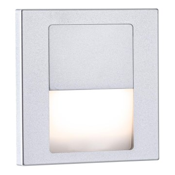 Paulmann 80000 - LED/1W Laiptinės šviestuvai TSARO 230V Follow/matinis chromas