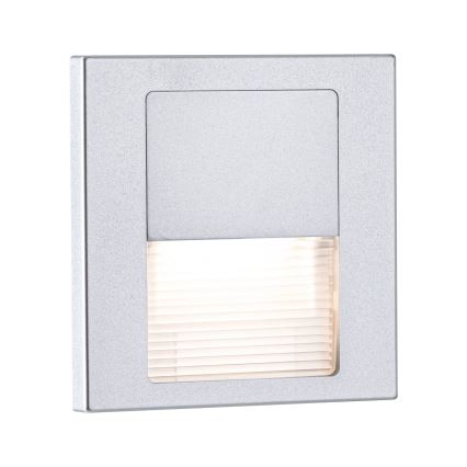 Paulmann 80000 - LED/1W Laiptinės šviestuvai TSARO 230V Follow/matinis chromas