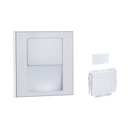 Paulmann 80000 - LED/1W Laiptinės šviestuvai TSARO 230V Follow/matinis chromas