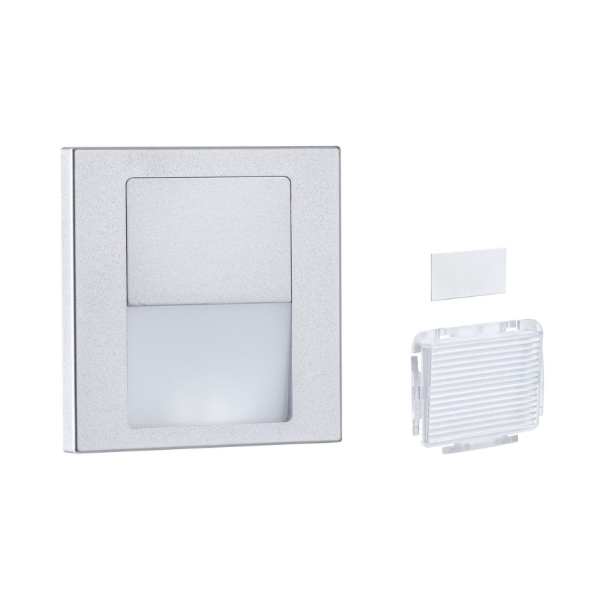 Paulmann 80000 - LED/1W Laiptinės šviestuvai TSARO 230V Follow/matinis chromas