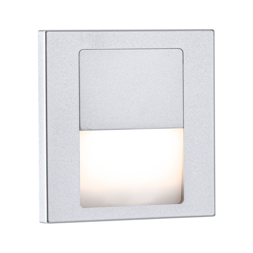 Paulmann 80000 - LED/1W Laiptų šviestuvas TSARO 230V Follow/matinis chromas