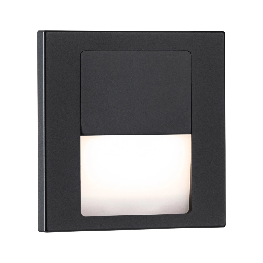 Paulmann 80001 - LED/1W Laiptinės šviestuvai TSARO 230V Follow/juoda