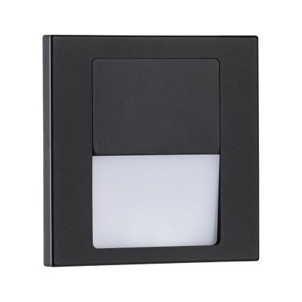 Paulmann 80001 - LED/1W Laiptinės šviestuvai TSARO 230V Follow/juoda