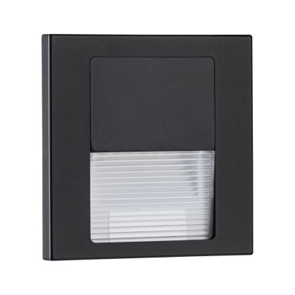 Paulmann 80001 - LED/1W Laiptinės šviestuvai TSARO 230V Follow/juoda